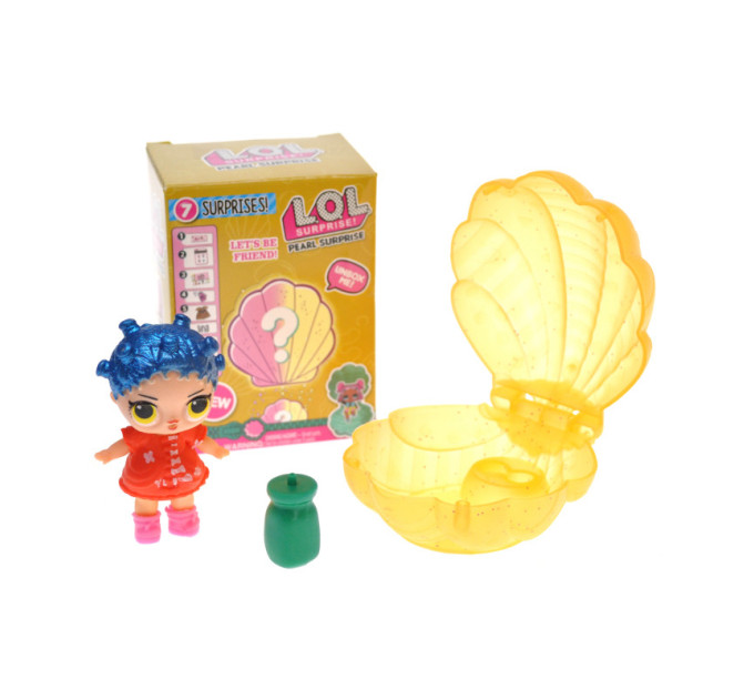 Детская кукла "Сюрприз" в ракушке Bambi 18510-1-3 с аксессуарами