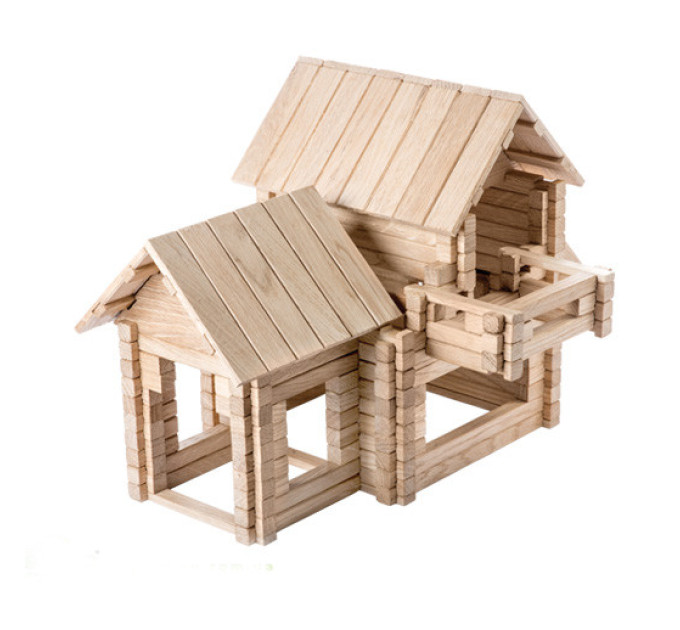 Конструктор "Котедж" 4 в 1 Igroteco 900323, 206 деталей