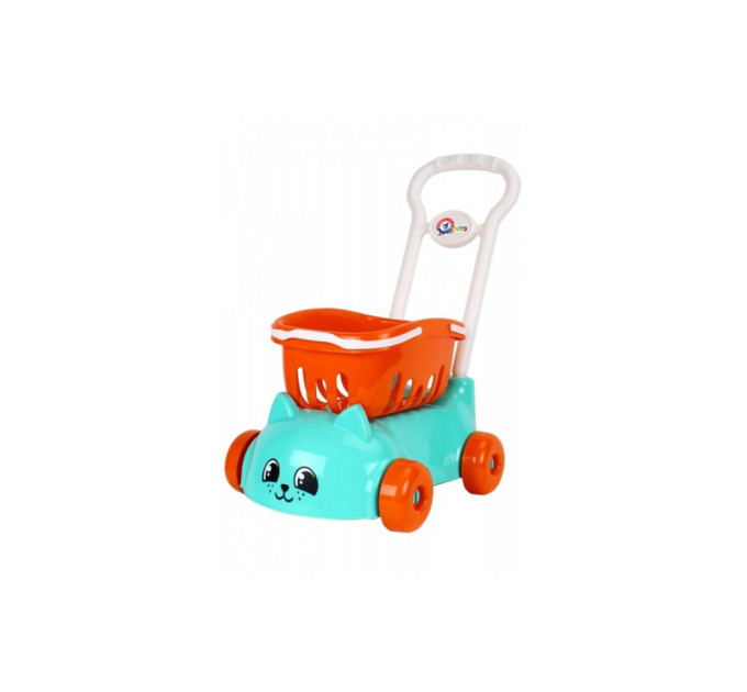 Дитячий візок "Котик" з кошиком ТехноК 6924TXK пластик