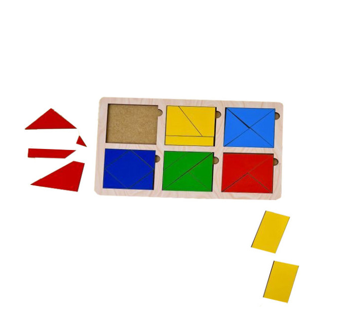 Вкладыши "Квадраты Никитина" (ПСД205) PSD205, 1 уровень