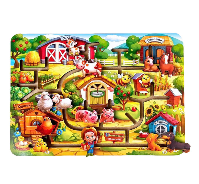 Розвиваюча гра Лабіринт "Ферма" (ПСД213) PSD213