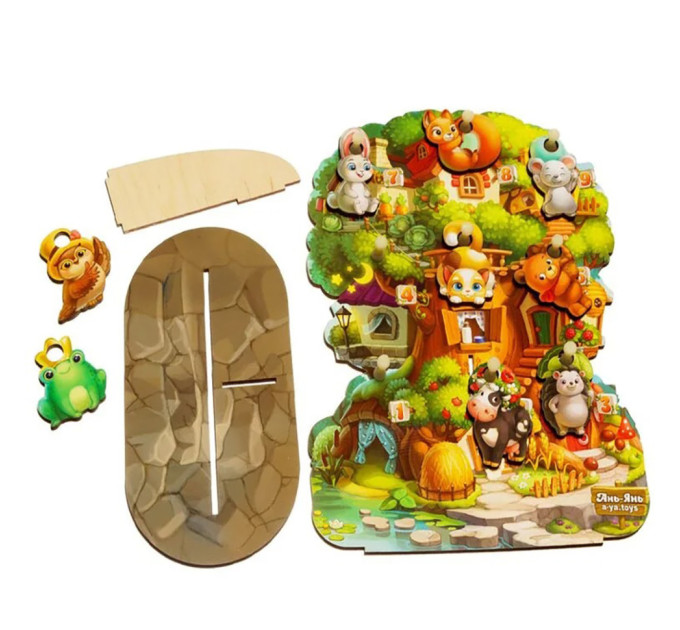 Розвиваюча гра "Чарівне дерево: вчимо прийменники" (ПСД030) PSF030