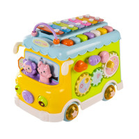 Ксилофон-сортер "Автобус" YL1033A вкладыши, ездит Ксилофон-сортер "Автобус" YL1033A вкладыши, ездит