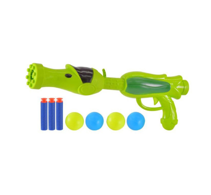Помпова зброя дитяча 6688-27 поролонові кулі