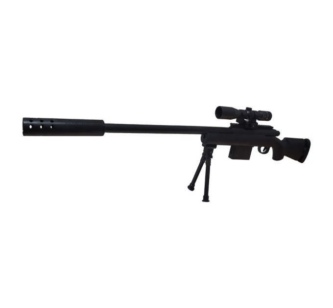 Дитячий ігровий автомат 567B(Black) стріляє 6 мм кульками