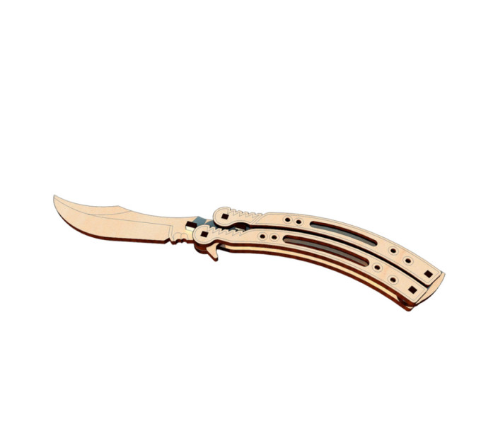 Міні конструктор "Ніж Метелик" OPZ-027 дерев'яний