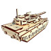 Деревянный конструктор "Танк Леопард" Pazly UPZ-009, 196 деталей