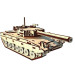 Деревянный конструктор "Танк Леопард" Pazly UPZ-009, 196 деталей