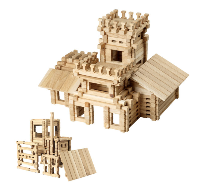 Дерев'яний конструктор "Замок" 900361, 294 деталі
