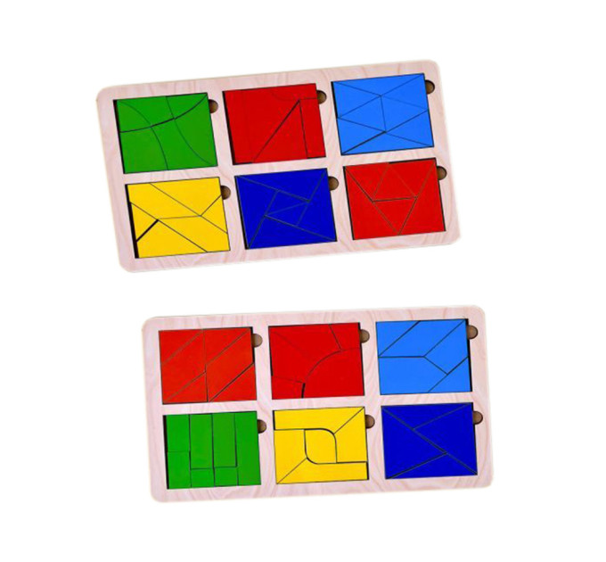 Развивающие детские Квадраты Никитина Ubumblebees (ПСД207) PSD207, 3 уровень