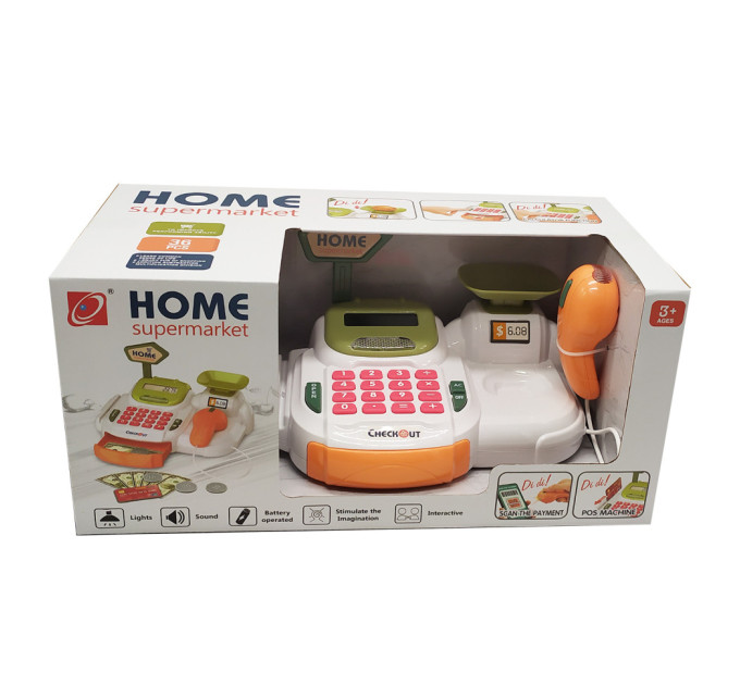 Дитячий касовий апарат 668 зі звуком