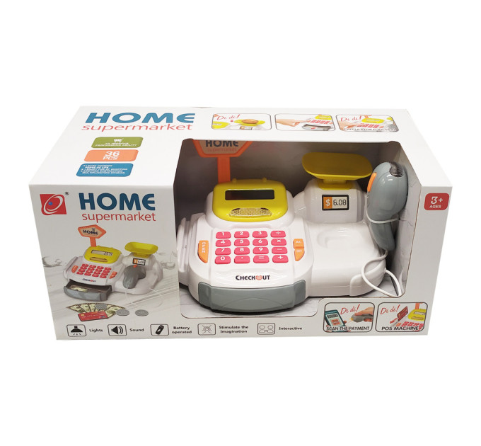 Дитячий касовий апарат 668 зі звуком