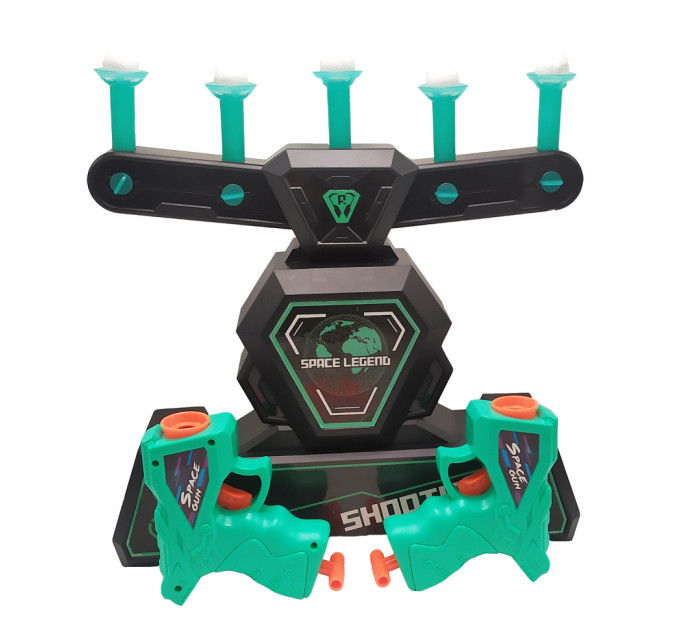 Воздушный тир 3362 светящийся в темноте, мягкие пули