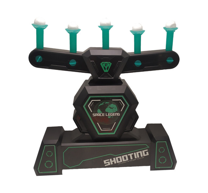 Воздушный тир 3362 светящийся в темноте, мягкие пули