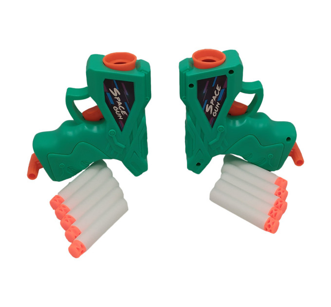 Воздушный тир 3362 светящийся в темноте, мягкие пули