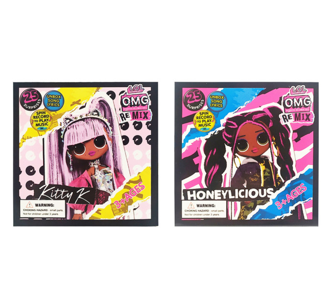 Игровой набор с куклой REMIX OMG B2011-1, 10.5 см, микс цветов