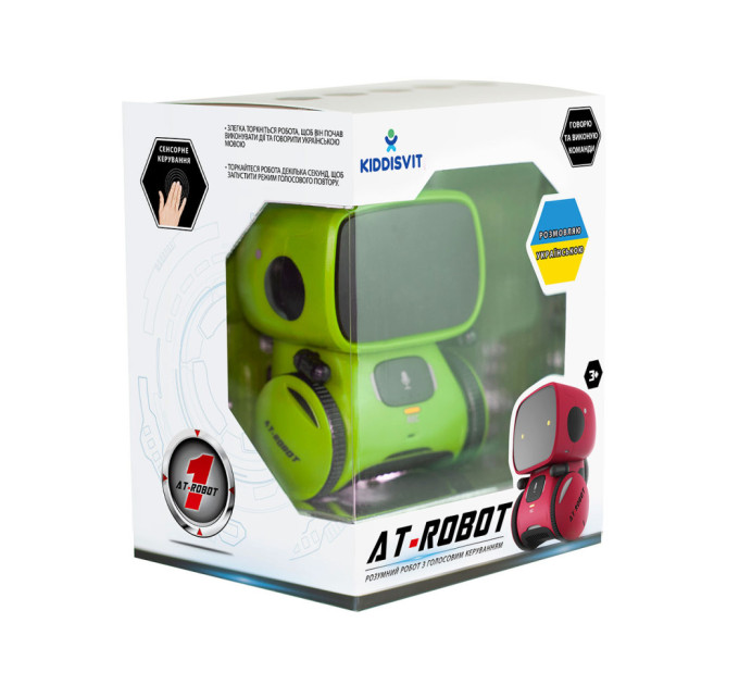Интерактивный робот AT-Robot AT001-02-UKR с голосовым управлением