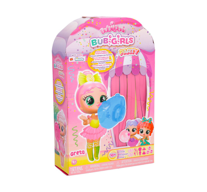 Игровой набор с куклой Малышка Баби Грета Bubiloons 906174IM в ассортименте