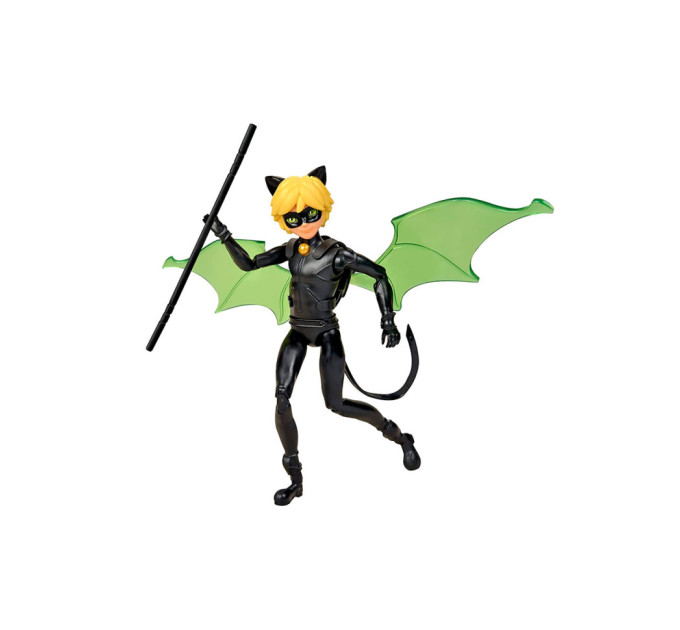 Кукла-мальчик "Леди Баг и Супер-Кот" Супер-Кот Miraculous 50403, 13 см с аксессуарами