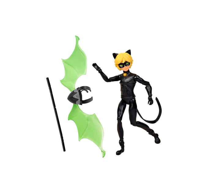Кукла-мальчик "Леди Баг и Супер-Кот" Супер-Кот Miraculous 50403, 13 см с аксессуарами