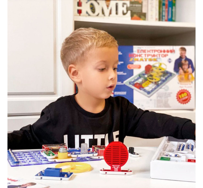 Электронный конструктор Знаток ZNATOK REW-K003, 180 схем