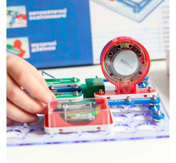 Электронный конструктор Знаток ZNATOK REW-K003, 180 схем