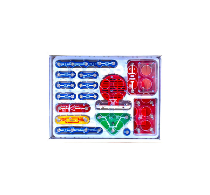 Конструктор Знавець "Перші кроки в електроніці" ZNATOK REW-K061, 15 схем, набір