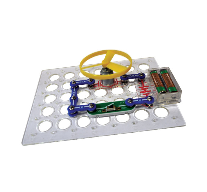 Конструктор Знаток "Первые шаги в электронике" ZNATOK REW-K060, 15 схем, набор А