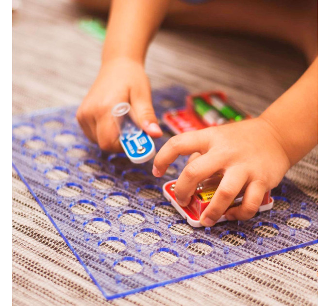 Конструктор Знаток "Первые шаги в электронике" ZNATOK REW-K060, 15 схем, набор А