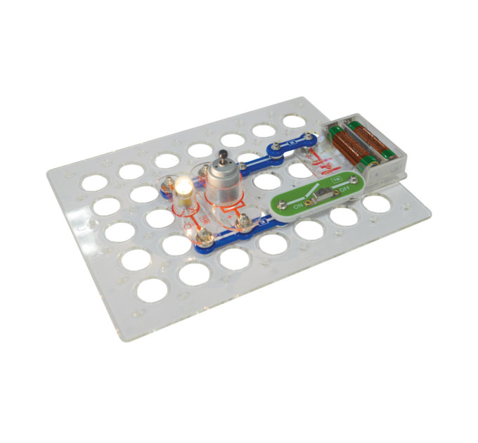 Конструктор Знаток "Первые шаги в электронике" ZNATOK REW-K062, 34 схемы, набор С