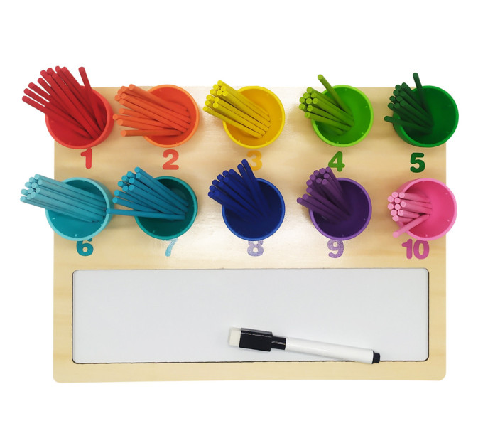 Деревянная Логическая игра "Математика" 58602