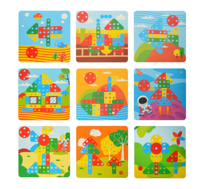 Деревянная игрушка "Конструктор" MD 2683-1 шурупы 1 отвертка