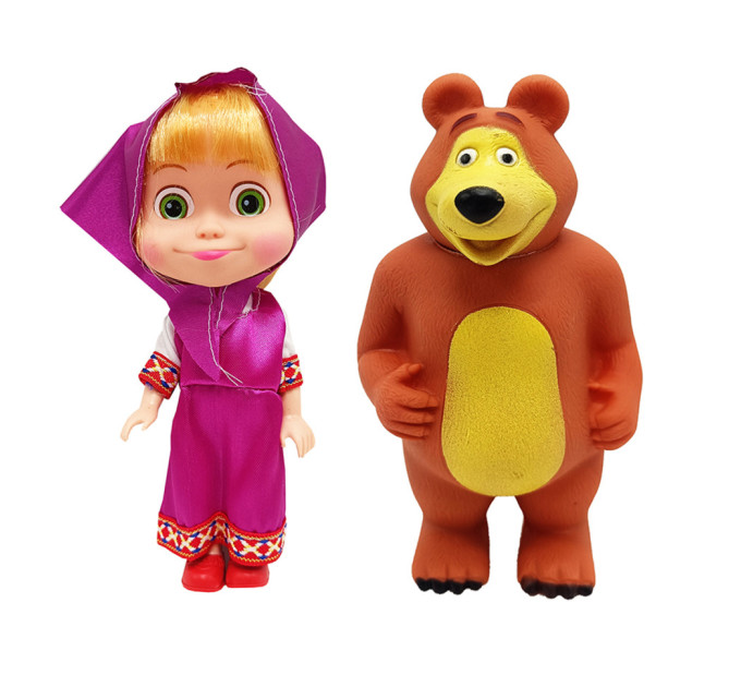 Кукла по мотивам мультфильма "Маша и Медведь" 8899-15(Violet)