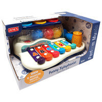 Детский ксилофон "Funny" с молотком RJ2883 Детский ксилофон "Funny" с молотком RJ2883