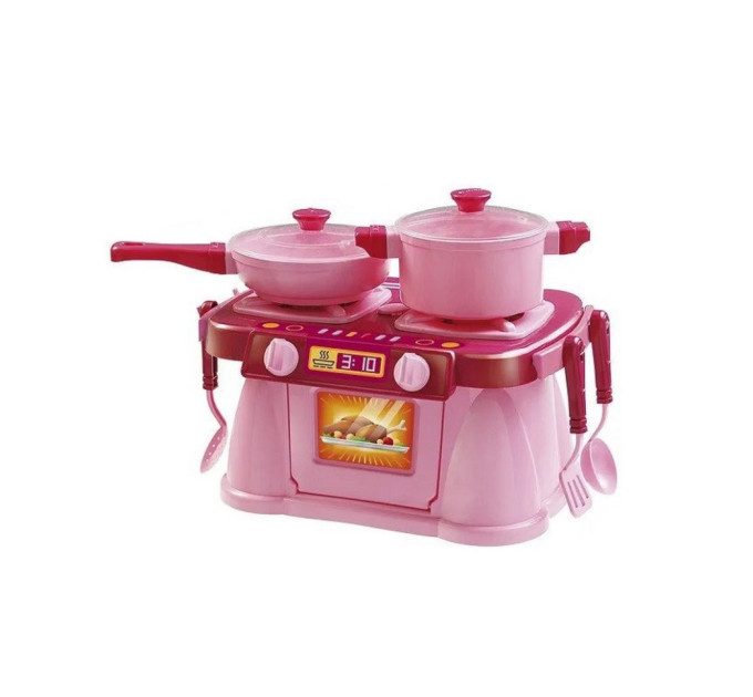 Ігровий набір Кухонна плита "Cooking Plate with Dishes" 71825, 7 предметів