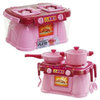 Игровой набор Кухонная плита "Cooking Plate with Dishes" 71825, 7 предметов