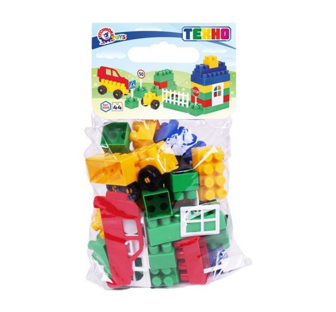 Детский Конструктор "Техно 0" 0328TXK 44 детали