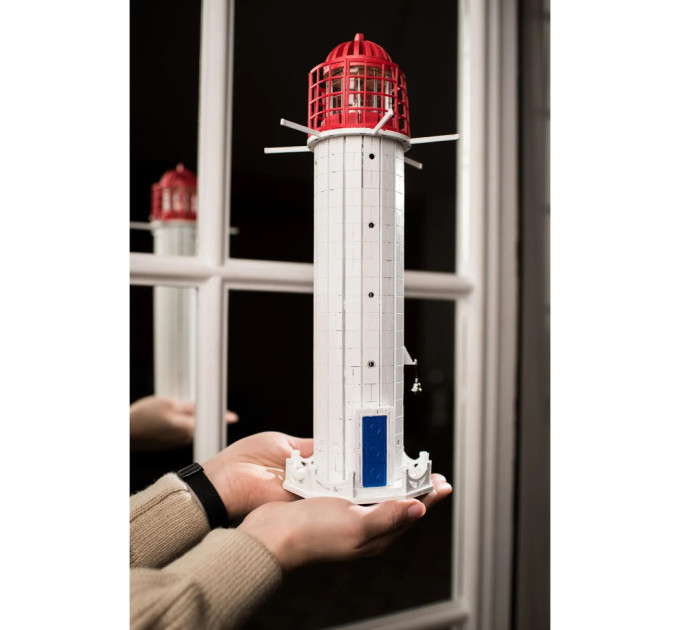 Конструктор дерев'яний 3D маяк Воронцовський (Україна, Одеса) TMP-005, 99 деталей