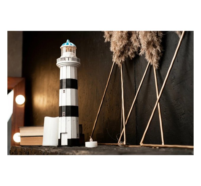 Конструктор дерев'яний 3D маяк Тендровський (Україна) TMP-008, 73 деталі