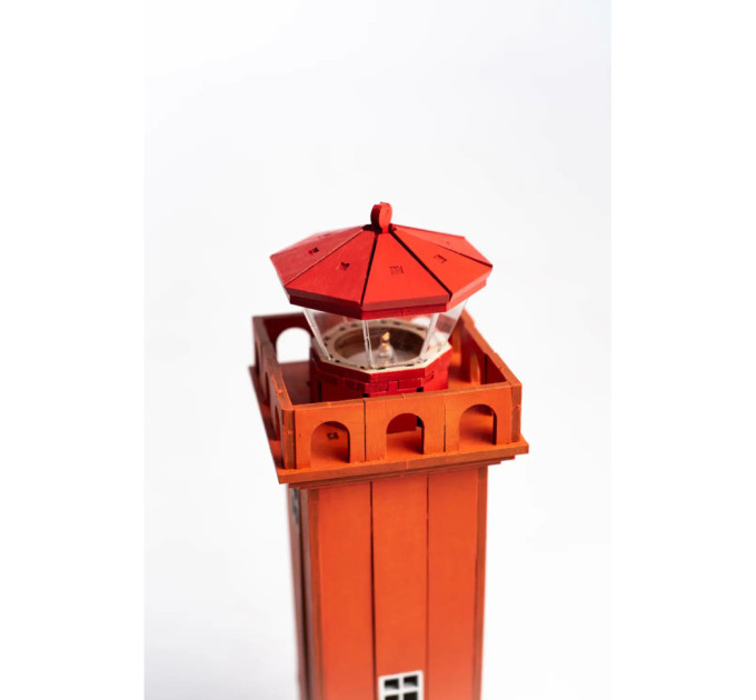 Конструктор деревянный 3D маяк Свортулофт (Исландия) TMP-009, 73 детали