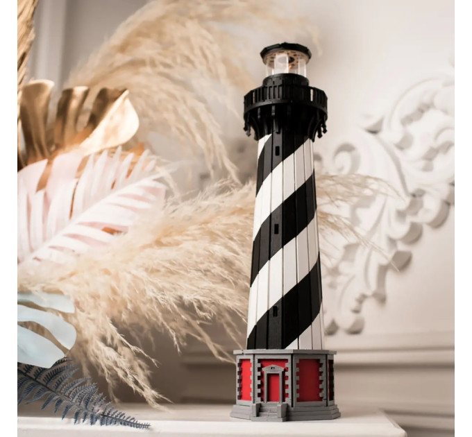 Конструктор деревянный 3D маяк Гаттерас (США) TMP-010, 88 деталей