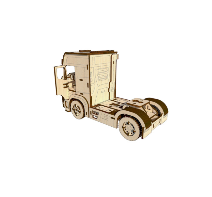 Деревянный конструктор "Грузовик" OPZ-010, 148 деталей