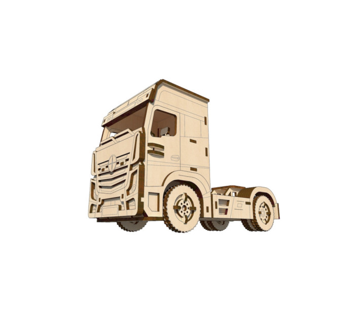 Деревянный конструктор "Грузовик" OPZ-010, 148 деталей