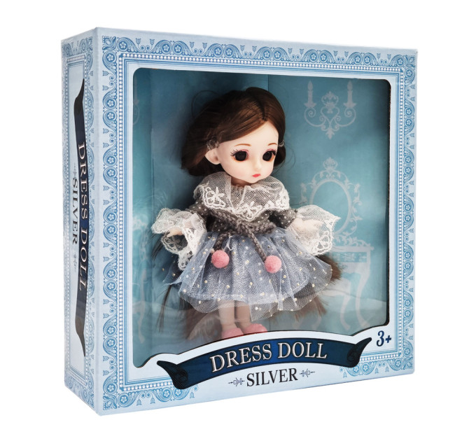 Дитяча лялька шарнірна YC8001-6A(Silver) 15 см