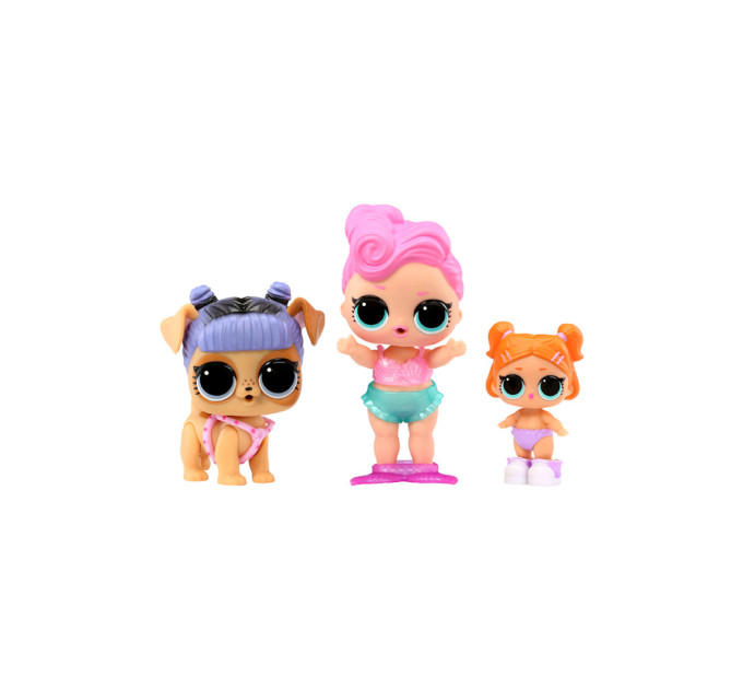 Набор фигурок Вейвс, Канзас К9, Лил Битс L.O.L. Surprise! 987864 серии "OPP Tot + Pet + il Sis"