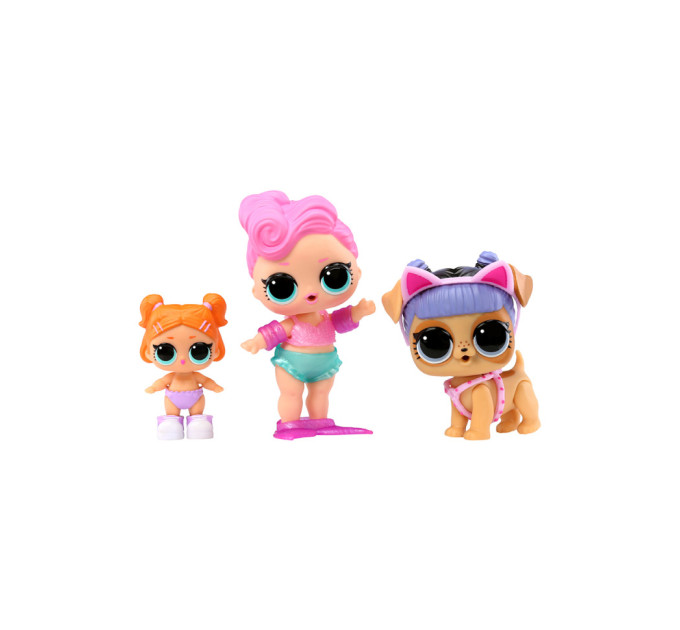 Набор фигурок Вейвс, Канзас К9, Лил Битс L.O.L. Surprise! 987864 серии "OPP Tot + Pet + il Sis"