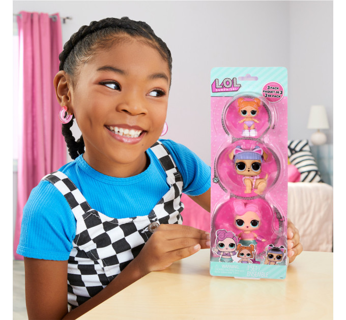 Набор фигурок Вейвс, Канзас К9, Лил Битс L.O.L. Surprise! 987864 серии "OPP Tot + Pet + il Sis"