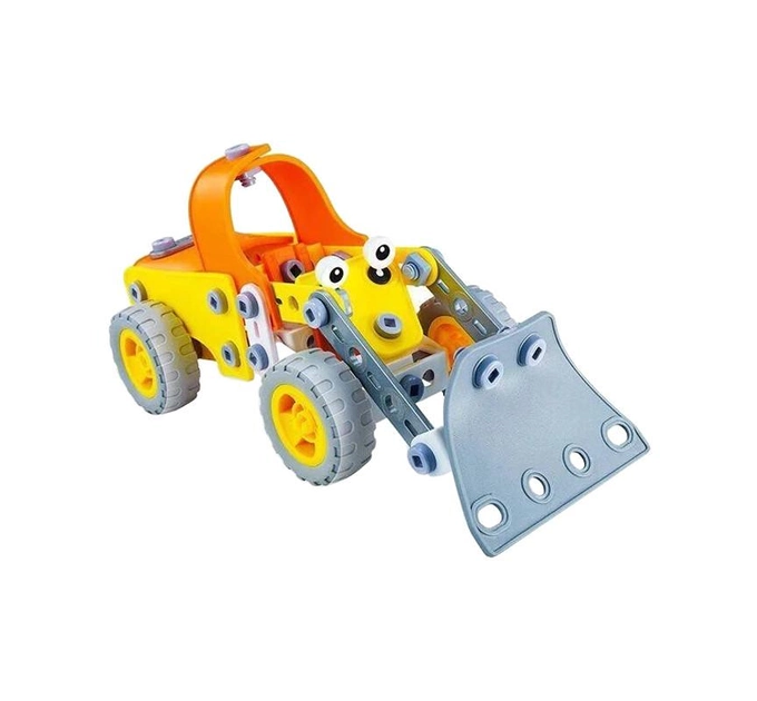 Конструктор дитячий Build&Play "Бульдозер" Keedo J-108A, 116 елементів