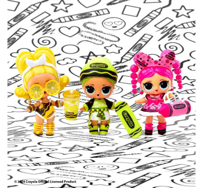 Игровой набор с куклой L.O.L. Surprise! 505259 серии Loves Crayola
