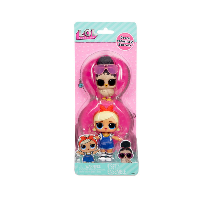 Набор игровых фигурок L.O.L. Surprise! 987833 серии "OPP Tot + Pet" - ШОРТИ И ФОКСИ